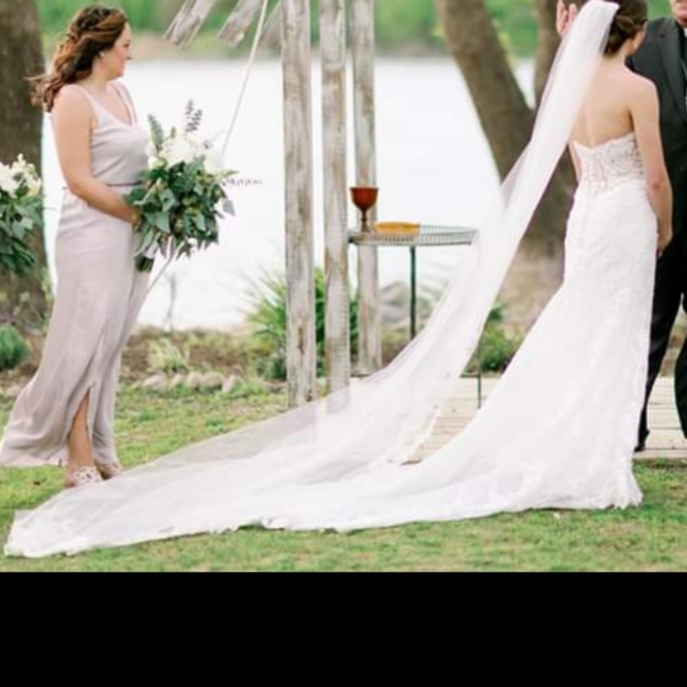 Giselle Cathedral Length Ivory Veil